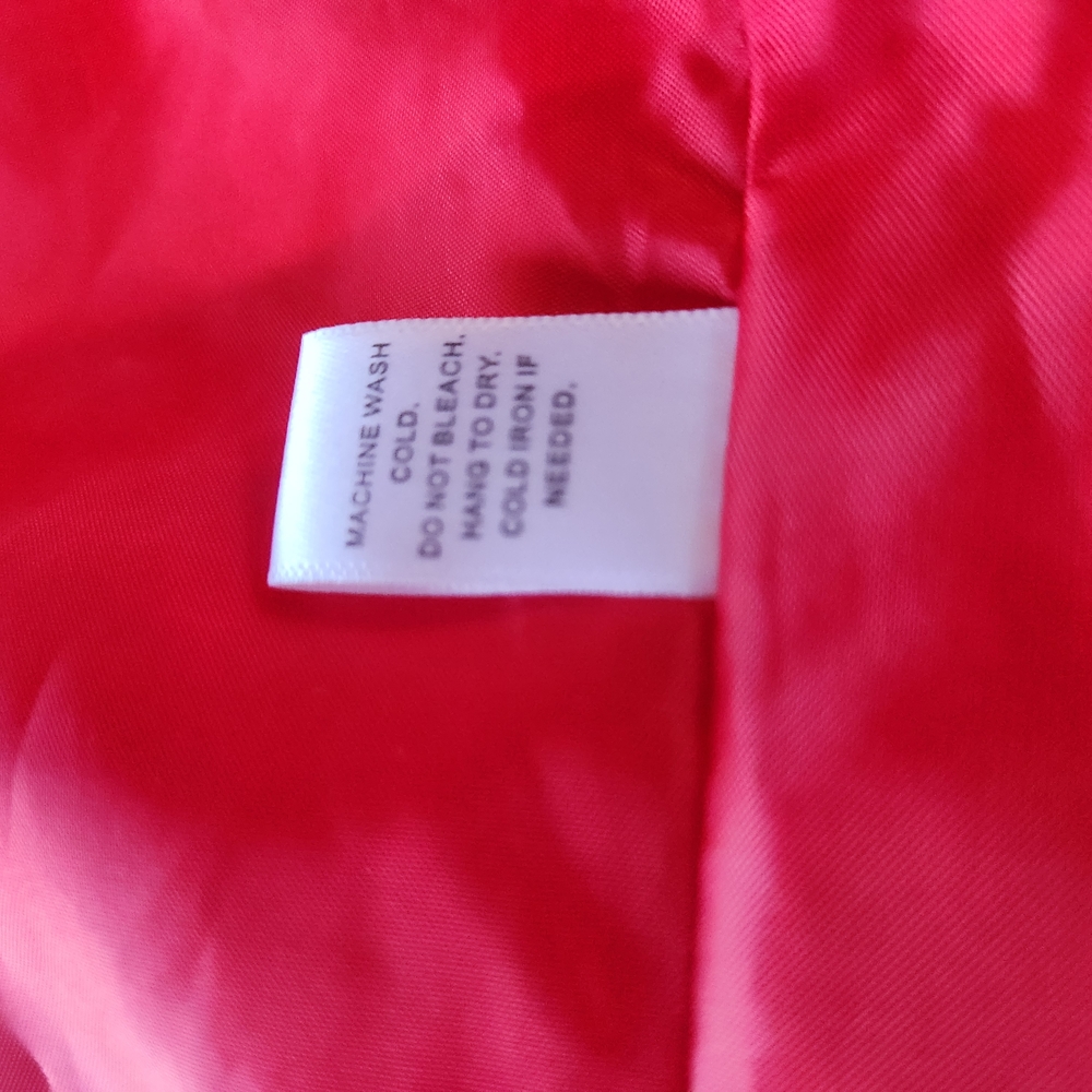 Cato Vibrant Red Womens Blazer Size L Euc - Picture 6 of 6